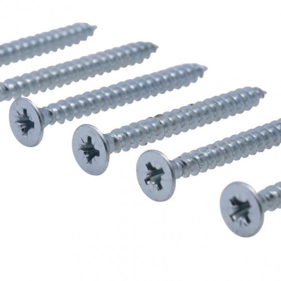 Vis À Bois Tête Fraisée Pz Zinguée Vissal Filet Total 5x30 Mm  X15 Vis
