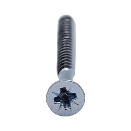 Vis À Bois Tête Fraisée Pz Zinguée Vissal Filet Total 6x80 Mm  X5 Vis