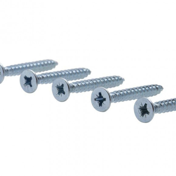 Vis À Bois Tête Fraisée Pz Zinguée Vissal Filet Total 4,5x30 Mm  X100 Vis