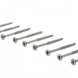 Vis À Bois Tête Fraisée Pz Zinguée Vissal Filet Total 6x60 Mm  X50 Vis