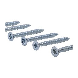 Vis À Bois Tête Fraisée Pz Zinguée Vissal Filet Total 4,5x40 Mm  X33 Vis