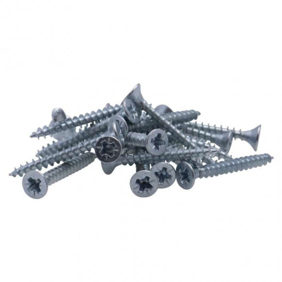 Vis À Bois Tête Fraisée Pz Zinguée Vissal Filet Total 4x30mm  X20 Vis