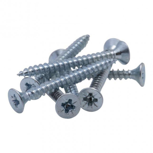 Vis À Bois Tête Fraisée Pz Zinguée Vissal Filet Total 4,5x40 Mm  X33 Vis