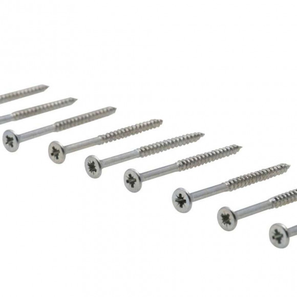 Vis À Bois Tête Fraisée Pz Zinguée Vissal Filet Total 6x50 Mm  X10 Vis