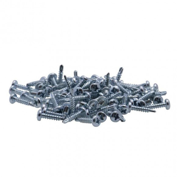 Vis Autoperceuse  Zinguée Tête Cylindrique Ph Vissal 3,5x16 Mm  Lot De 100 Vis