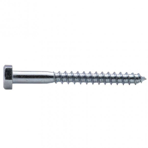 Tirefond Tête Hexagonale Zingué Vissal 10x80 Mm  X20 Tirefonds
