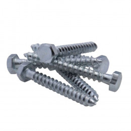 Tirefond Tête Hexagonale Zingué Vissal 5x40 Mm  X20 Tirefonds