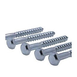 Tirefond Tête Hexagonale Zingué Vissal 7x40 Mm  X6 Tirefonds