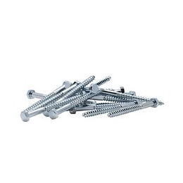 Tirefond Tête Hexagonale Zingué Vissal 8x100 Mm  X3 Tirefonds