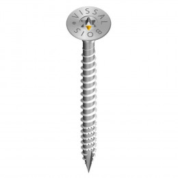 Vis Spéciale Bois Vissalbois Zinguée Tête Fraisée Tx 4,0 X 40 Mm  Boite De 500 Vis Tx20