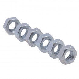 Vis À Métaux Zinguée Tête Cylindrique Bombée Pz Cruciforme Vissal Ø 6x30 Mm  Lot De 10 Vis+écrou