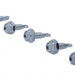 Vis Autoperceuse Tête Hexagonale Zinguée Vissal 4,8 X 19 Mm  Lot De 18 Vis