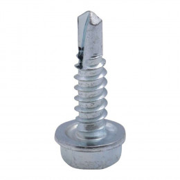 Vis Autoperceuse Tête Hexagonale Zinguée Vissal 4,2 X 19 Mm  Lot De 100 Vis