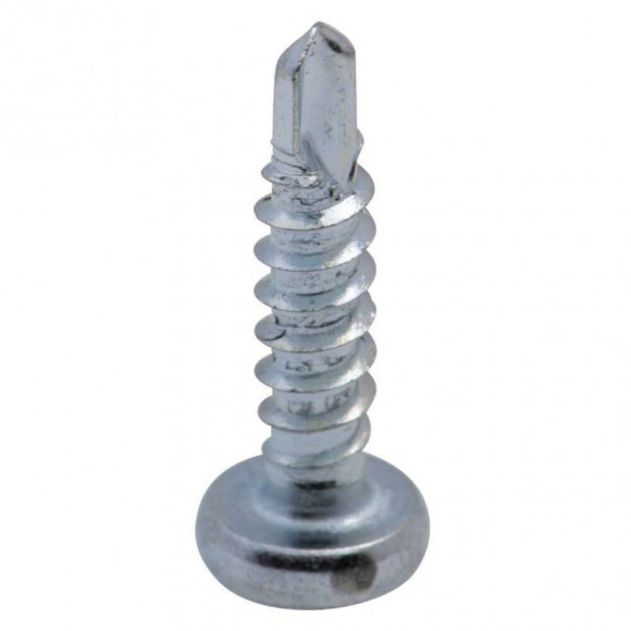 Vis Autoperceuse  Zinguée Tête Cylindrique Ph Vissal 4,2x19 Mm  Lot De 24 Vis