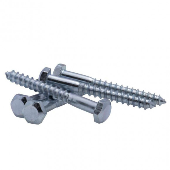 Tirefond Tête Hexagonale Zingué Vissal 7x60 Mm  X5 Tirefonds