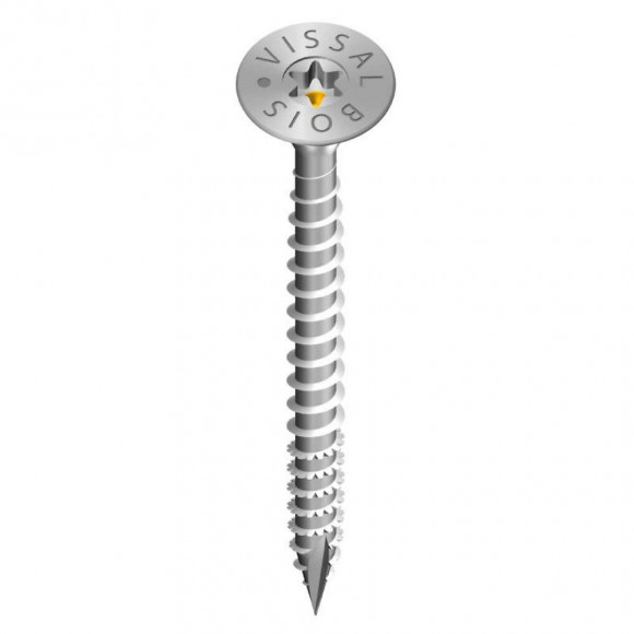 Vis Spéciale Bois Vissalbois Zinguée Tête Fraisée Tx 3,0 X 30 Mm  Boite De 500 Vis Tx10