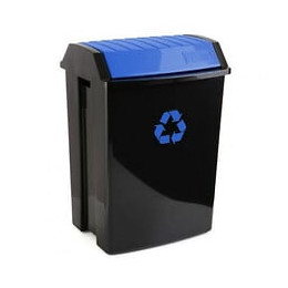 Conteneur De Recyclage Bleu 50l Tatay