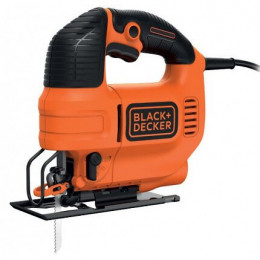 Scie Sauteuse 520w, Vitesse Variable Et Pendule, Étui Black&decker
