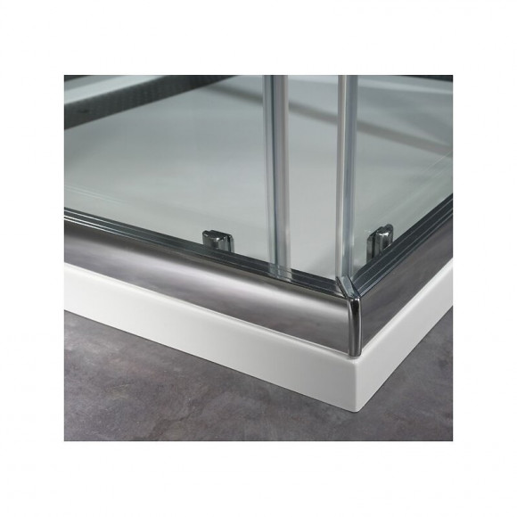 Porte De Douche Accès Angle Droit 'philippe' 90x90x190 Cm