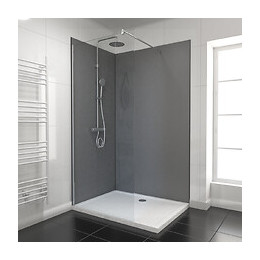 Pack Panneaux Muraux Gris - En Aluminium Avec Profile D'angle Et De Finition Anodises Noir Mat