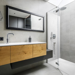 Panneau D'habillage Mural En Résine Blanc Imitation Ardoise - 250 X 100 Cm + Natte Etanche