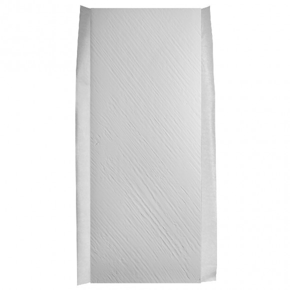 Paroi De Douche En Résine Imitation Pierre 250 X 100 Cm Blanc