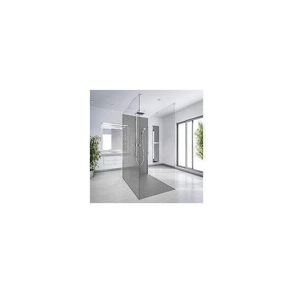 Paroi De Douche En Résine Imitation Pierre 250 X 100 Cm Roche De Mer