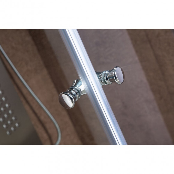 Dolce : Paroi De Douche D'angle : L 90 X L 90 X H 198 Cm, Receveur Inclus, Structure En Aluminium Haute Qualité