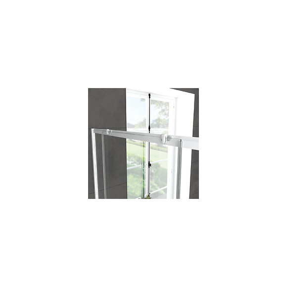 Pack Porte De Douche Coulissante Blanc 140x190cm + Receveur 80x140 - Whity Slide