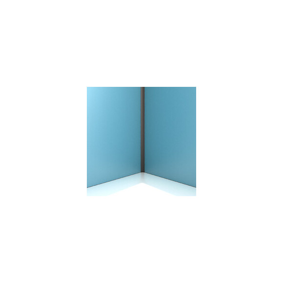 Profilé D’angle Noir Mat Pour Panneau Mural - 15x15x2100 Mm – Corner Mural Noir Mat