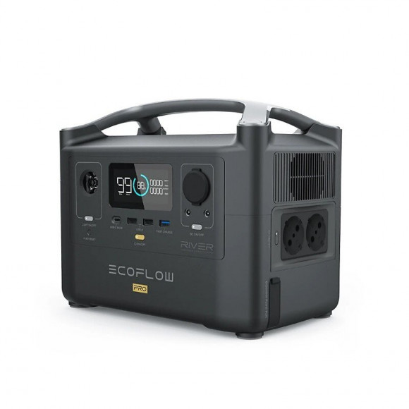 Ecoflow River Pro Station D'énergie Portable Se Recharge En 1 Heure 600w 720wh