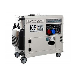 Könner & Söhnen Groupe Électrogène 7500w Diesel 230v/400v Insonorisé Ks9200 Hdes-1/3 Atsr