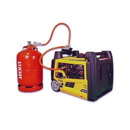 Kompak Groupe Électrogène 3500w Gaz/essence 230v Inverter Insonorisé Kgg34ei-df