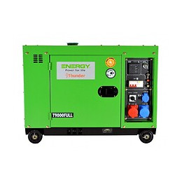 Energy Groupe Électrogène 7200w Diesel Insonorisé 230v/400v Ey-9tdspe