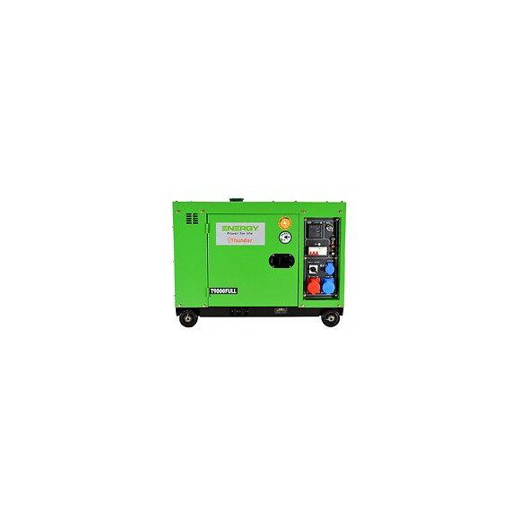 Energy Groupe Électrogène 7200w Diesel Insonorisé 230v/400v Ey-9tdspe