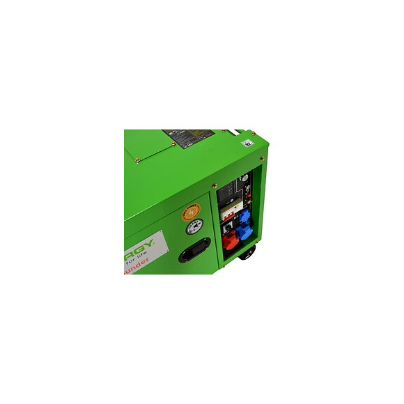 Energy Groupe Électrogène 7200w Diesel Insonorisé 230v/400v Ey-9tdspe