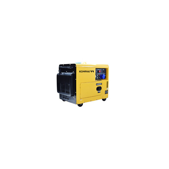 Kompak Groupe Électrogène 5500w Diesel 230v Insonorisé Nt-6100se
