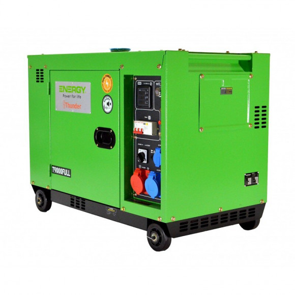Energy Groupe Électrogène 7200w Diesel Insonorisé 230v/400v Ey-9tdspe