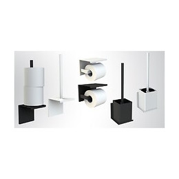 Porte Balai À Fixer Noir Mat