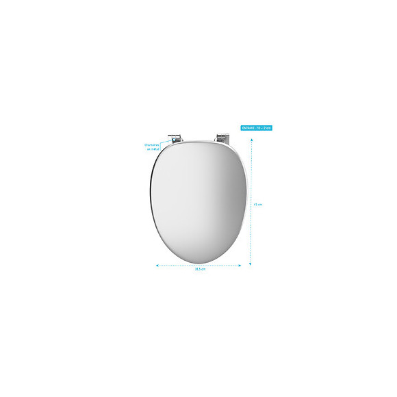 Abattant Wc Envie Argent