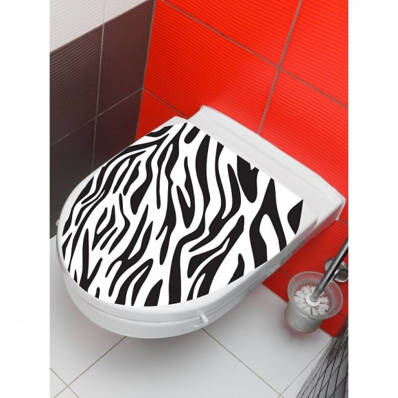 Sticker Wc Zèbre