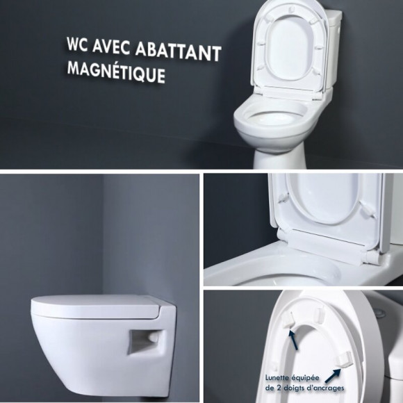 Abattant Sav Pour Wc Magnetique
