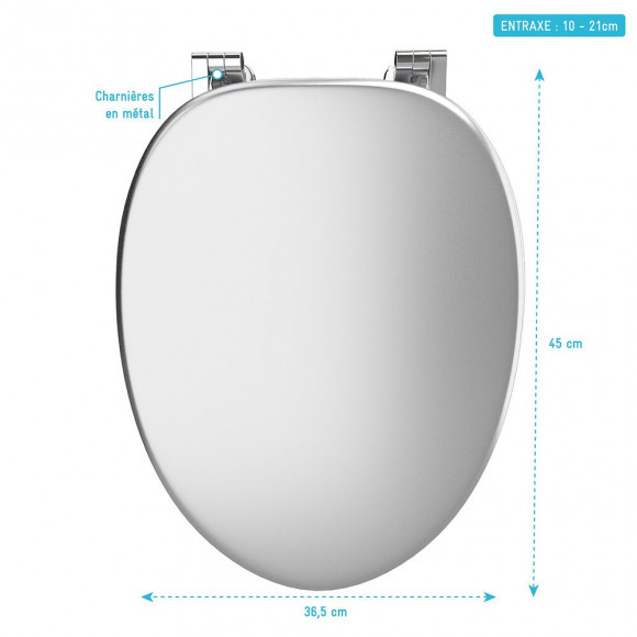 Abattant Wc Envie Argent