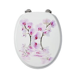 Abattant Wc En Mdf Décor Orchidee