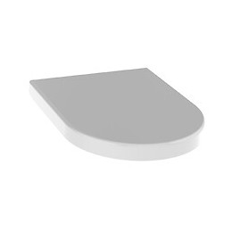 Abattant Wc En Thermodur - Fermeture Progressive Et Déclipsable Kobalt Blanc