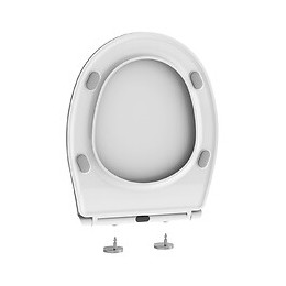 Abattant Wc En Thermodur - Fermeture Progressive Et Déclipsable Fineo Blanc