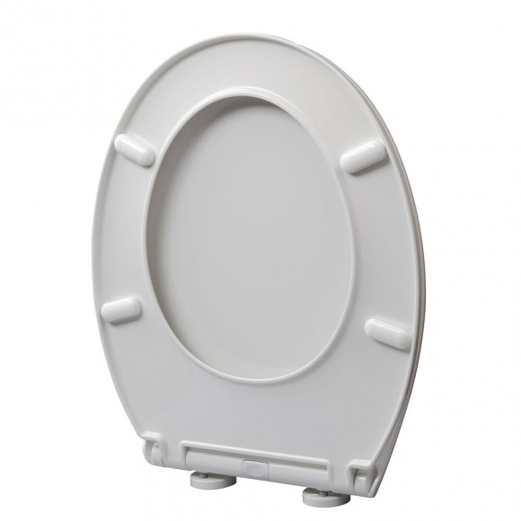 Abattant Wc À Fermeture Progressive Et Déclipsable Mila Blanc
