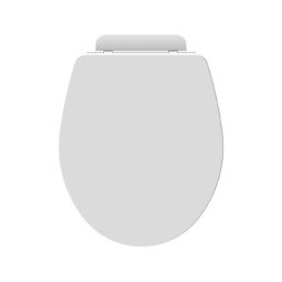 Abattant Wc En Bois Compressé - Fermeture Progressive Déclipsable Kozi Blanc Brillant