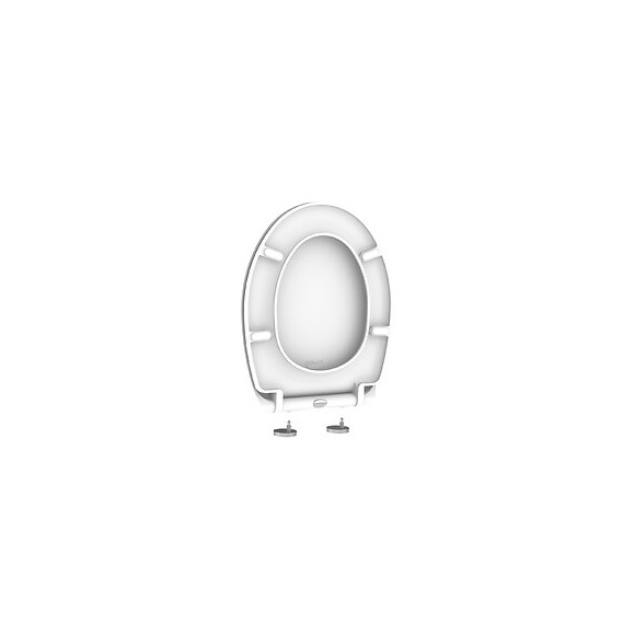 Abattant Wc En Thermodur - Fermeture Progressive Et Déclipsable Dolceo Blanc Coton