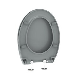 Abattant Wc À Fermeture Progressive Et Déclipsable Boreo Gris